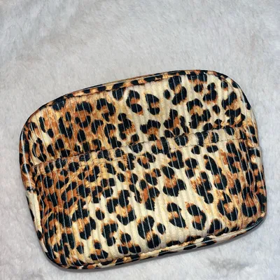 Trousse de toilette léopard 